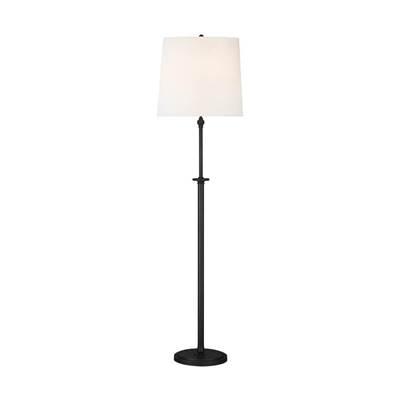 Capri Floor Lamp in Aged Iron Bulbs Included