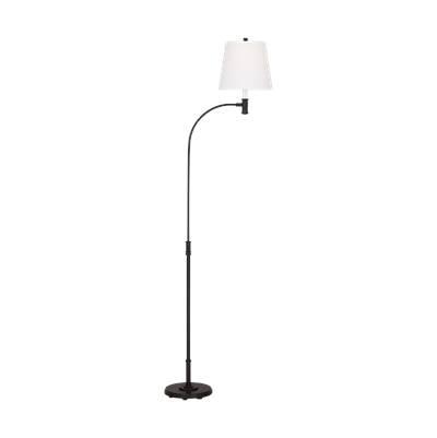 Belmont Extra Large Task Floor Lamp Aged Iron Bulbs Inc