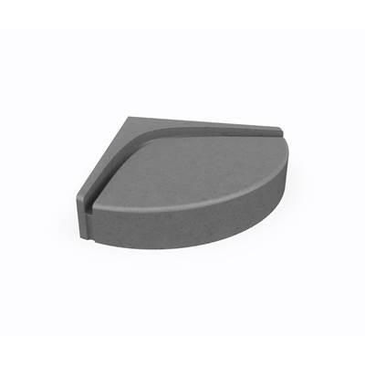 CS-1616 Corner Shower Seat in Ash Gray
