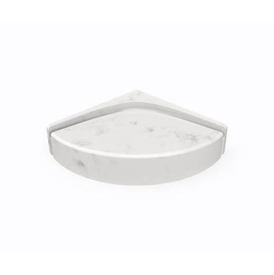 CS-1616 Corner Shower Seat in Carrara by Swan