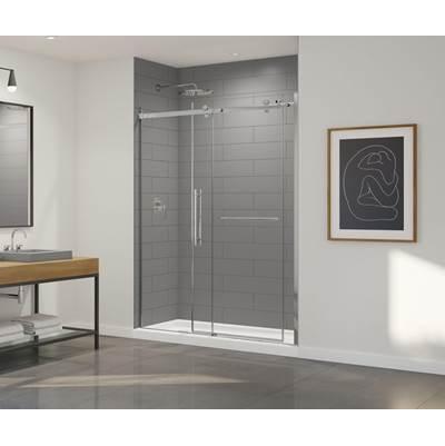 MSMK96-3462 34 x 62 x 96 Swanstone Modern Subway Tile Glue up Shower Wall Kit in Ash Gray