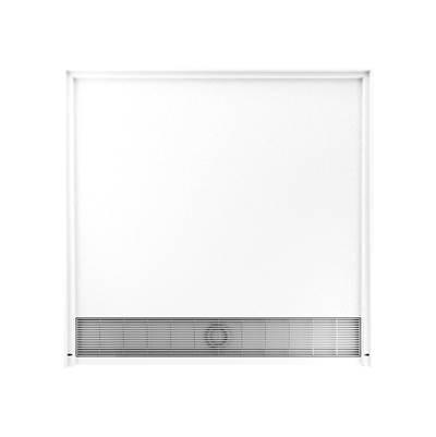 FTF-3838 38 x 38 Veritek Alcove Shower Pan with Front Center Drain in White by Swan