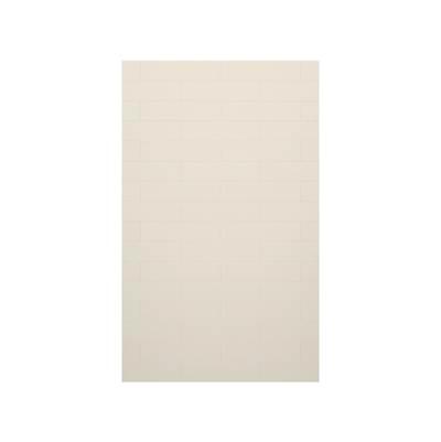 MSMK-7230-1 30 x 72 Swanstone Modern Subway Tile Glue up Bathtub and Shower Single Wall Panel in Bisque