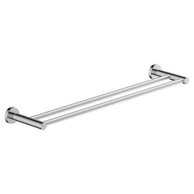 Dia 24 in. Double Wall-Mounted Towel Bar in Polished Chrome by Symmons