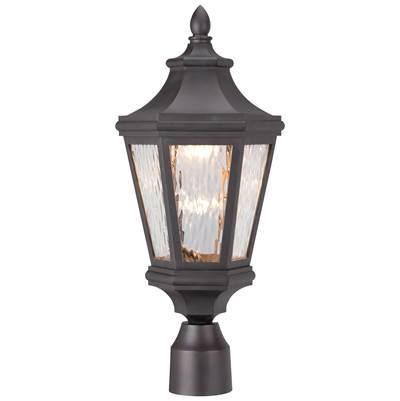 1 Light Outdoor Led Post Mount Lantern by The Great Outdoors