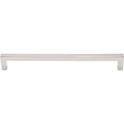 Square Bar Pull 8 13/16 Inch (c-c) Polished Nickel