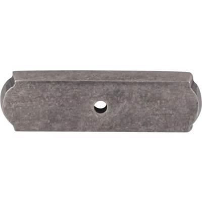 Aspen Rectangle Backplate 2 1/2 Inch Silicon Bronze Light by Top Knobs