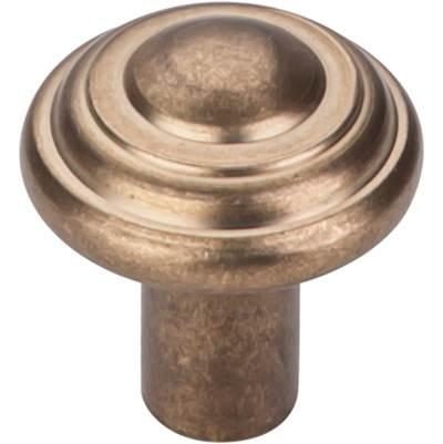 Aspen Button Knob 1 1/4 Inch Light Bronze by Top Knobs