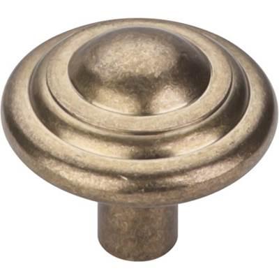Aspen Button Knob 1 3/4 Inch Light Bronze