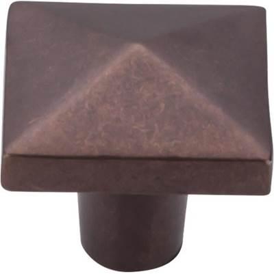 Aspen Square Knob 1 1/2 Inch Mahogany Bronze