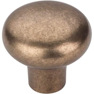 Aspen Round Knob 1 3/8 Inch Light Bronze