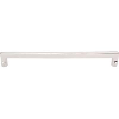 Aspen II Flat Sided Pull 12 Inch (c-c) Polished Nickel by Top Knobs