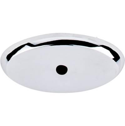 Aspen II Oval Backplate 1 3/4 Inch Polished Chrome by Top Knobs