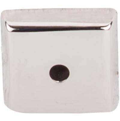 Aspen II Square Backplate 7/8 Inch Polished Nickel by Top Knobs