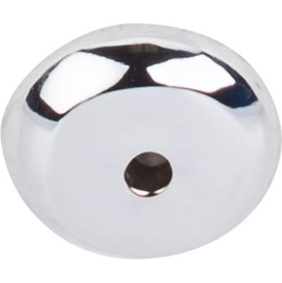 Aspen II Round Backplate 7/8 Inch Polished Chrome by Top Knobs