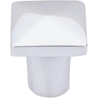 Aspen II Square Knob 3/4 Inch Polished Chrome by Top Knobs