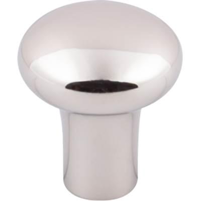 Aspen II Round Knob 1 1/8 Inch Polished Nickel by Top Knobs