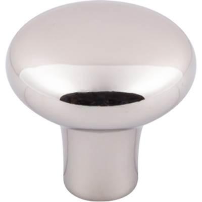Aspen II Round Knob 1 5/8 Inch Polished Nickel by Top Knobs