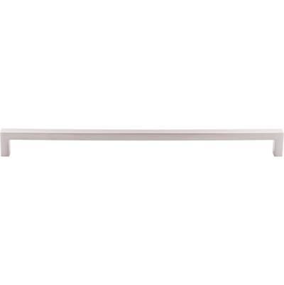 Square Bar Pull 12 5/8 Inch (c-c) Brushed Satin Nickel by Top Knobs