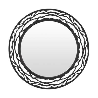 Kato 33-in Round Mirror - Carbon by Varaluz