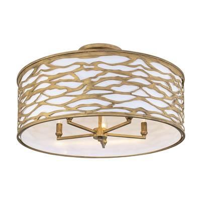Kato 5-Lt Convertible Semi-Flush/Pendant - Havana Gold by Varaluz