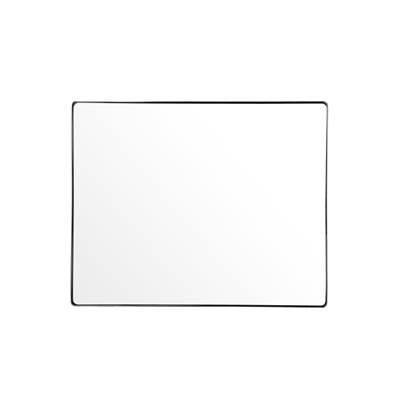 Kye 30x24 Rounded Rectangular Wall Mirror - Polished Nickel