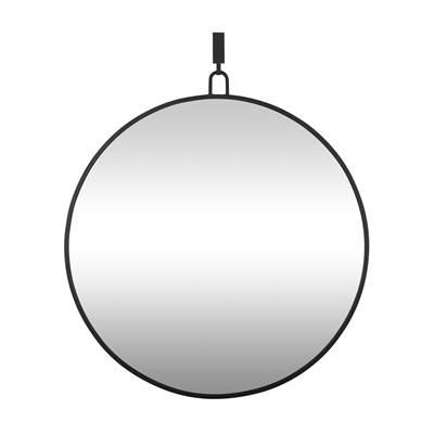 Stopwatch 40-in Round Mirror - Black by Varaluz