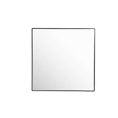 Kye 30x30 Rounded Square Wall Mirror - Black