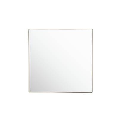Kye 40x40 Rounded Square Wall Mirror - Gold