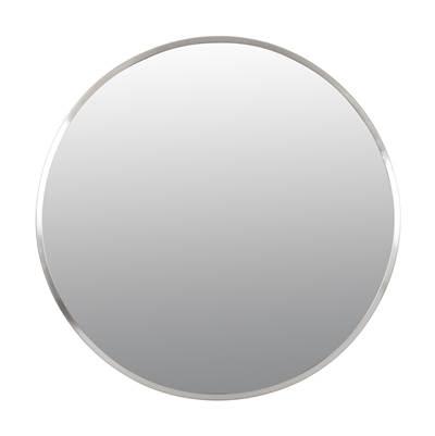 Cottage 30-in Round Mirror - Brushed Nickel by Varaluz