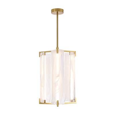 Mingle 3-Lt Pendant - Satin Brass