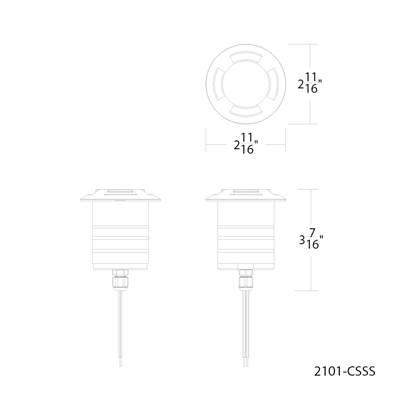 Smart Color Changing LED Landscape Indicator Light by WAC Lighting