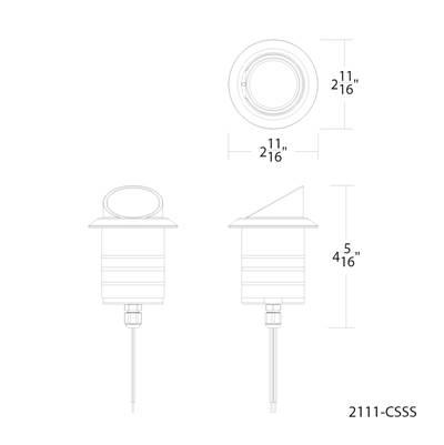 Smart Color Changing LED Landscape Indicator Light by WAC Lighting