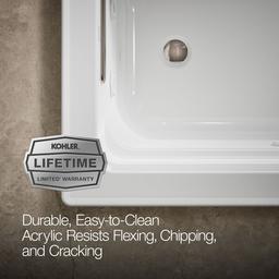 Archer 60'' x 32'' drop-in Heated BubbleMassageE air bath and whirlpool - image 7