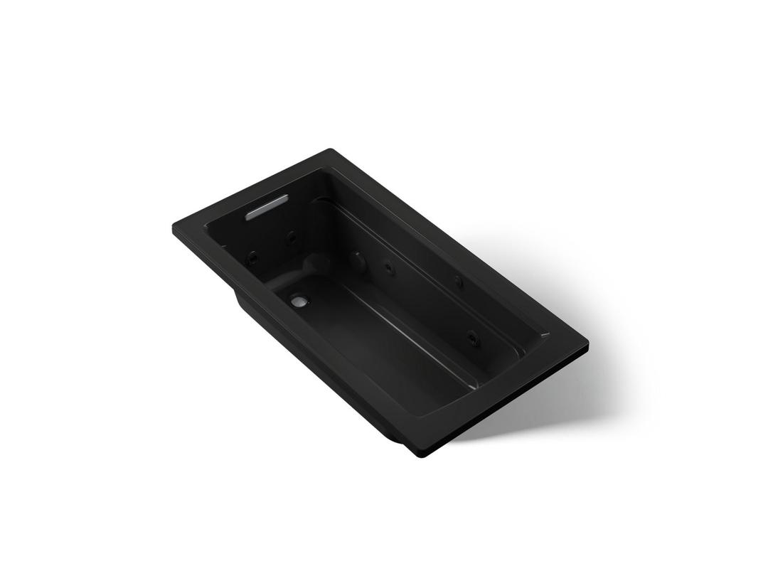 Archer 60'' x 32'' drop-in Heated BubbleMassageE air bath and whirlpool by Kohler