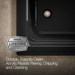 Archer 60'' x 32'' drop-in Heated BubbleMassageE air bath and whirlpool - image 7