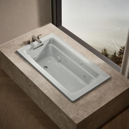 Archer 60'' x 32'' drop-in Heated BubbleMassageE air bath - image 2