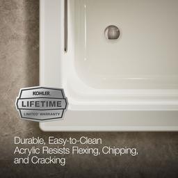 Archer 60'' x 32'' drop-in Heated BubbleMassageE air bath - image 8