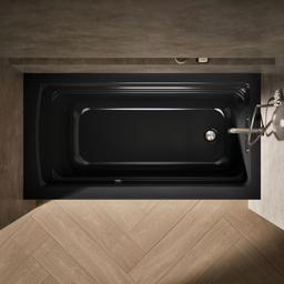 Archer 60'' x 32'' alcove Heated BubbleMassageE air bath, right drain - image 6