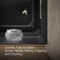 Archer 60'' x 32'' alcove Heated BubbleMassageE air bath, right drain - image 8