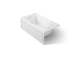 Archer 60'' x 32'' alcove heated whirlpool bath, left drain - image 1