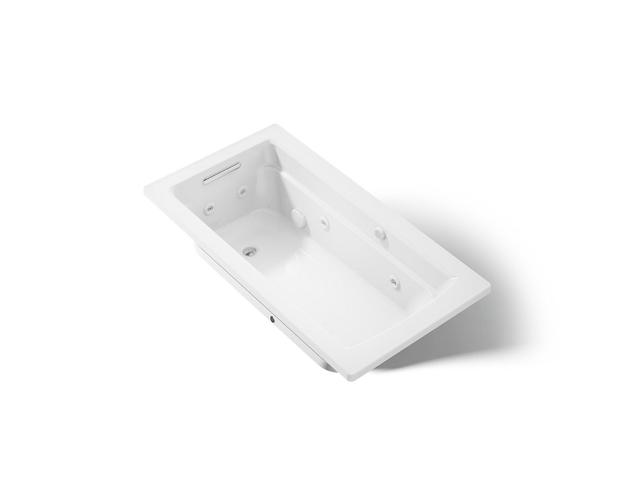 Archer 60'' x 32'' drop-in Heated BubbleMassageE air bath and whirlpool