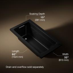 Archer 60'' x 32'' drop-in bath - image 3