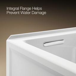 Archer 60'' x 32'' alcove bath, left drain - image 9