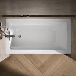 Archer 60'' x 32'' alcove bath, left drain - image 7