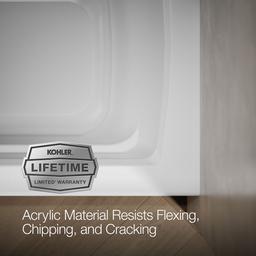 Archer 60'' x 32'' alcove bath, left drain - image 10