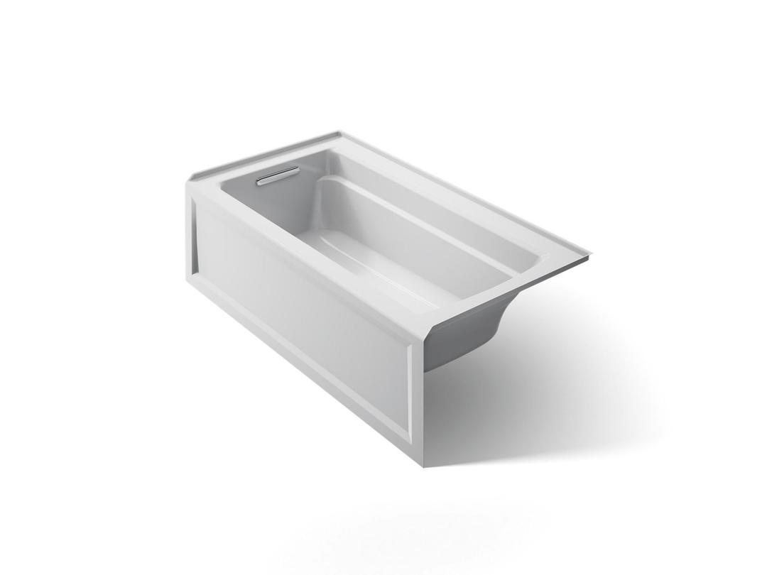 Archer 60'' x 32'' alcove bath, left drain by Kohler