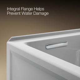 Archer 60'' x 32'' alcove bath, left drain - image 9