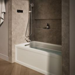 Archer 60'' x 32'' alcove bath, left drain - image 2