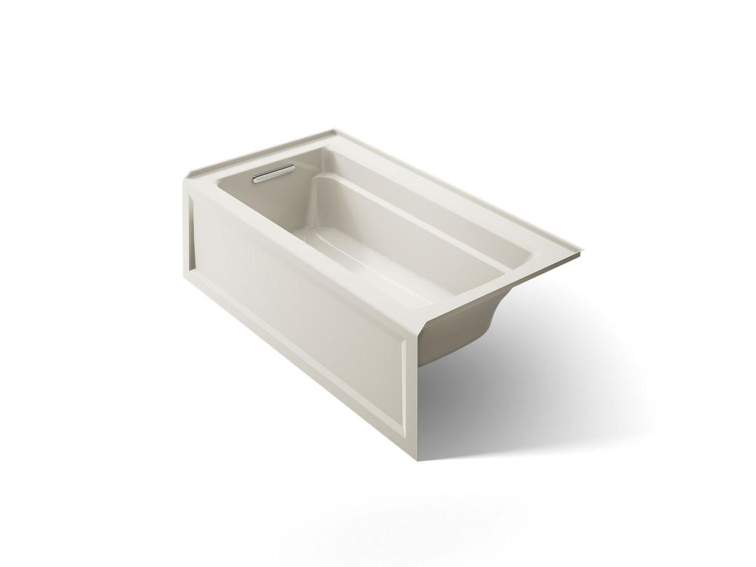 Archer 60'' x 32'' alcove bath, left drain by Kohler